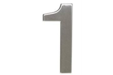 Walteco samoljepljivi brojevi Number 1, 50 mm, self-adhesive, stainless steel