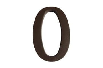 Walteco Broj Number 0, 180 mm, plastic brown