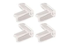 Walteco Zaštita kutova Corner protector, self-adhesive, transparent, 4 pcs.