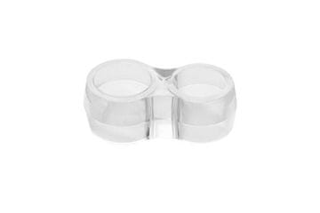 Walteco Zaustavljač vrata Door stop for handle, double, plastic, transparent