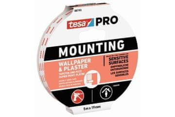 Tesa Montažna traka Double-sided foam mounting tape 66743, for wallpaper and plaster, 5 m x 19 mm