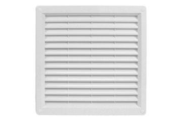 HACO Ventilacijska rešetka Ventilation grille with mesh VM, 300 x 300 mm, white 0217