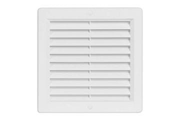 HACO Ventilacijska rešetka Ventilation grille with mesh VM, 200 x 200 mm, white 0203