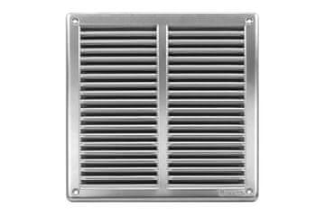 HACO Ventilacijska rešetka Ventilation grille with mesh VM, 250 x 250 mm, stainless steel 0708