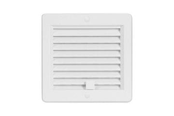 HACO Ventilacijska rešetka Ventilation grille with louver VM, 150 x 150 mm UB, white 0213