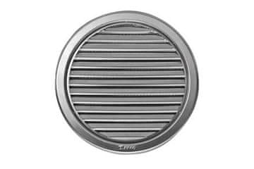 HACO Ventilacijska rešetka Circular ventilation grille with mesh NVM, ? 150 mm, stainless steel 0706