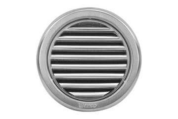 HACO Ventilacijska rešetka Circular ventilation grille with mesh NVM, ? 100 mm, stainless steel 0704