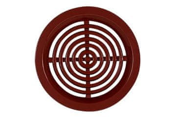 HACO Ventilacijska rešetka Circular ventilation grille VM, ? 50 mm, 4 pcs, brown 0414