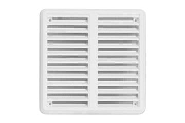 HACO Ventilacijska rešetka Ventilation grille - cover with mesh VM, 150 x 150 mm KB, white 0313
