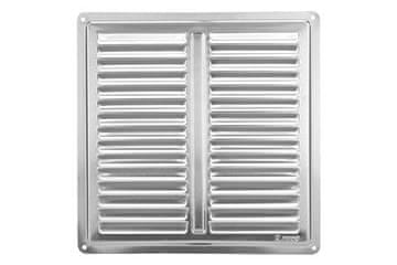 HACO Ventilacijska rešetka Ventilation grille - cover NVM, 200 x 200 mm K, stainless steel 0711