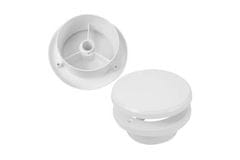 HACO Ventil Poppet valve with hot water regulation ? 150 mm, white 0425