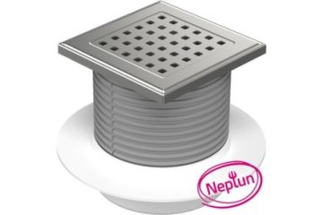 Enpro Odvod u podu Floor drain lower NEPTUN D 50 mm, collar, stainless steel frame, GATE grille