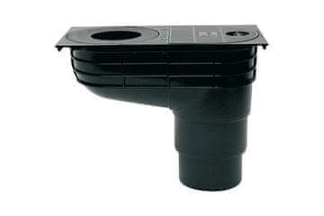 Enpro Sifon za krovni odvod Roof drain trap straight DN O 125/110 mm, black