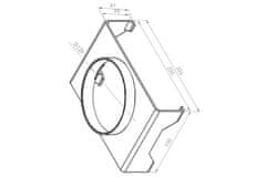 HACO Sedlasta grana Saddle branch 220 x 55/125 front transition