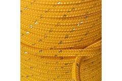 Enpro Kabel Braided cord with PPV core 6 mm, 16 strands with reflective tape, 100 m, yellow