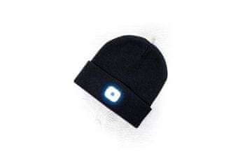 Ostatní Zimska kapa Winter hat with LED flashlight black