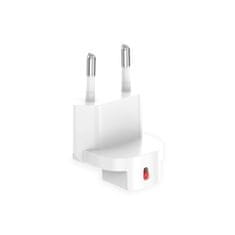 Ksix GaN ultrabrzi zidni punjač 65W, PPS, US+EU+UK priključci, bijeli