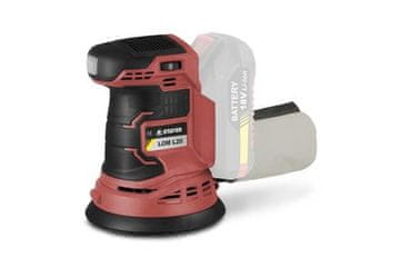 STAYER Bežična orbitalna brusilica LOM L20, ? 125mm, 18V (without battery and charger)