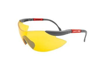 LAHTI PRO Naočale Safety glasses, yellow, adjustable + bag