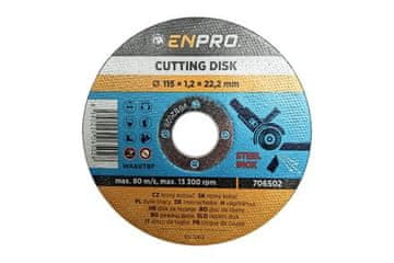 Enpro Rezni disk Metal cutting disc O 115 x 1.2 x 22.2 mm,