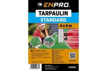 Enpro Ploviti STANDARD tarpaulin, 4 x 6 m, 70 g/m?, green