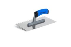 Kubala Lopatica Stainless steel trowel, 6 mm tooth, 270 x 130 mm, rubber handle