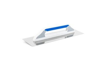 Enpro Lopatica Stainless steel smooth trowel, 480 x 130 mm, plastic/rubber