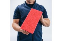 Kubala Lopatica Trowel with coarse foam, 280 x 140 mm, regular handle