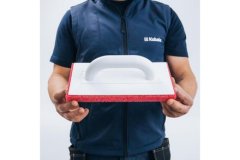 Kubala Lopatica Trowel with coarse foam, 280 x 140 mm, regular handle