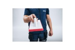 Kubala Lopatica Trowel with coarse foam, 280 x 140 mm, regular handle