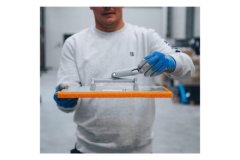 Kubala Lopatica Aluminum jointed trowel with rubber sponge, 200 x 400 x 20 mm