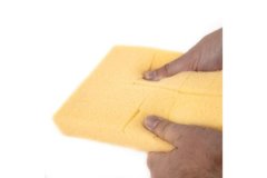 Kubala Lopatica Trowel with cut foam SWEPEX, 280 x 140 mm, BM handle