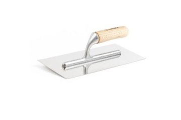 Kubala Lopatica Stainless steel smooth trowel, 270 x 130 mm, wooden handle