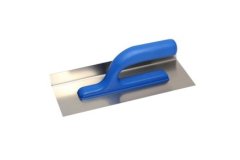 Kubala Lopatica Stainless steel corner trowel, 270 x 100 x 30 mm, plastic open handle