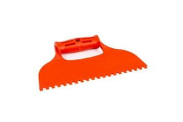 Kubala Lopatica Plastic spatula, teeth, 6 x 6 mm, orange
