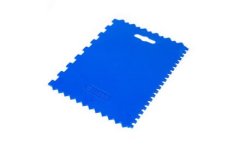 Kubala Lopatica Universal plastic spatula, teeth, 175 x 130 mm