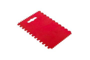 Kubala Lopatica Universal plastic spatula, teeth, 90 x 135 mm