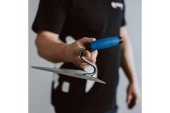 Kubala Žlica Spoon steel triangle, 200 x 190 mm, rubber handle MČ