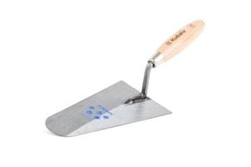 Kubala Žlica Spoon, half-round, ground steel, 180 mm, wooden handle