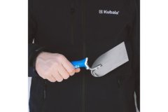 Kubala Žlica Stainless steel spoon for cleaning, 80 mm, rubber handle MČ