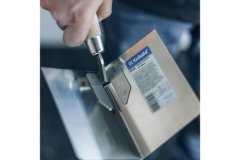 Kubala Žlica Stainless steel corner spoon, internal, 97 x 140 mm, wooden handle