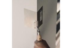 Kubala Žlica Stainless steel corner spoon, internal, 97 x 140 mm, wooden handle