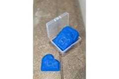 Kubala Lopatica Silicone rubber spatula, blue, pack of 4