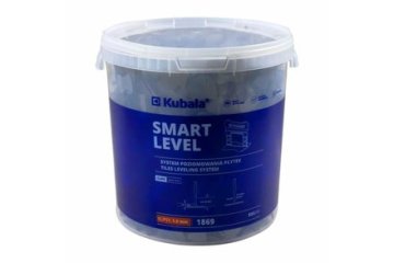 Kubala Kopče Smart Level Clips, 1.5 mm, 800 pcs + 20 l bucket