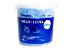 Kubala Kopče Smart Level Clips, 2 mm, 800 pcs + 20 l bucket