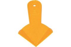 Kubala Lopatica Plastic corner spatula, yellow