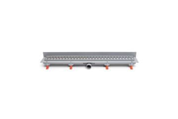 Enpro Odvod u podu Linear floor drain to wall 850 mm, D 40 mm, lateral, medium matt