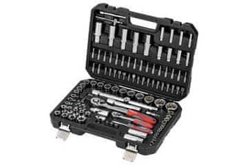 Proline Goli set Gola set, 113 pcs, 1/4 + 1/2 plastic case, CrV