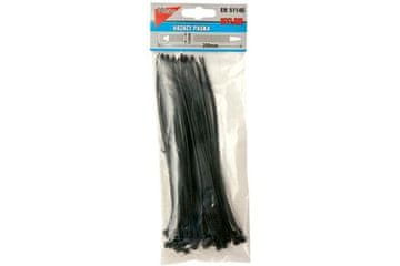 J.A.D. TOOLS Trake za vezanje Cable ties, 450 x 4.8 mm, 100 pcs, black