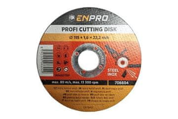 Enpro Disk za rezanje metala Metal cutting disc PROFI, 115 x 1.6 x 22.2 mm